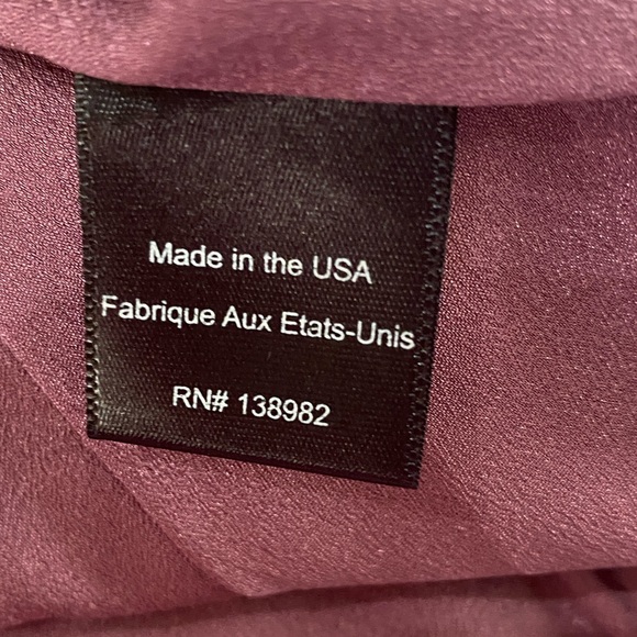 DRESS THE POPULATION Isabelle Orchid Purple Crepe Mermaid Midi Dress XS - Picture 6 of 12